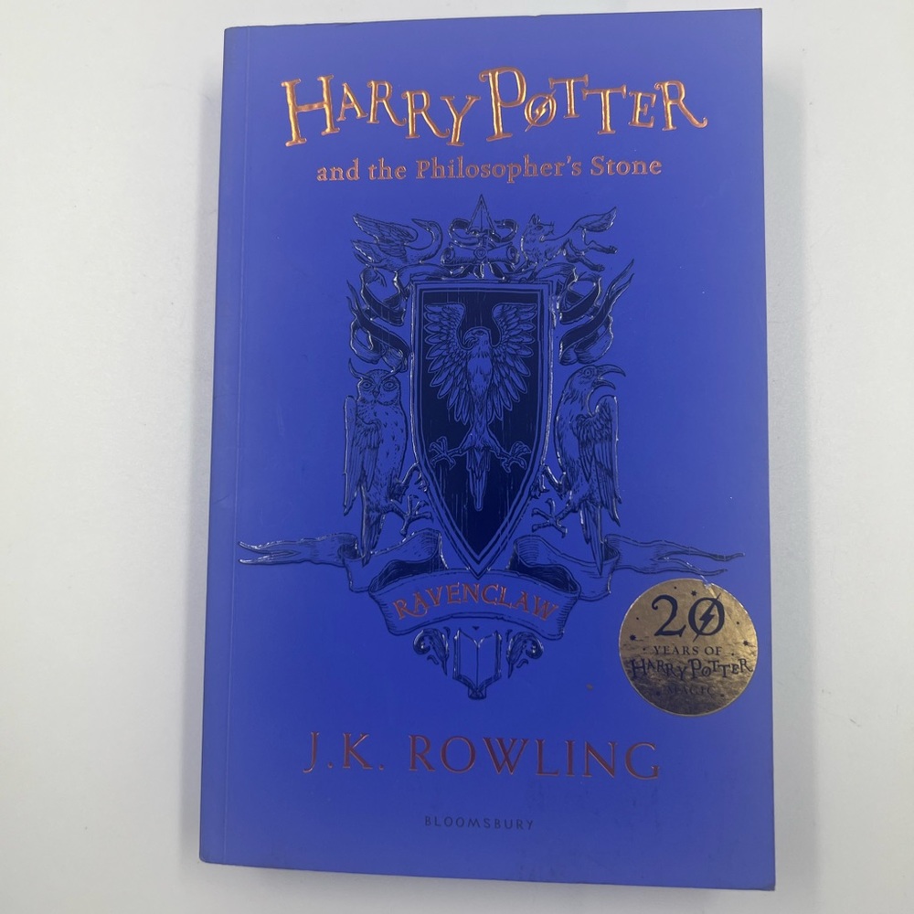 Harry Potter Philosophers Stone Paperback Blue